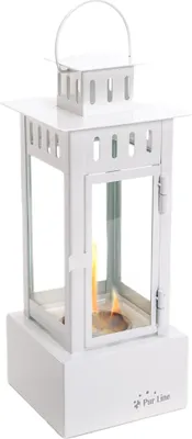 Produktbild von Ethanol-Kamin in Laternenform aus Edelstahl