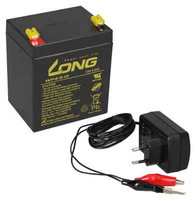 Image de Batterie AGM BLEI 12V 4,5Ah + LADEGER