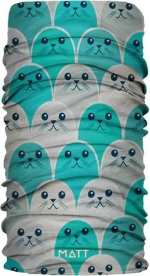 Zdjęcie produktu dla MATT KIDS SCARF Coolmax (Polyesterfasern) ECO Szalik dziecięcy, foki