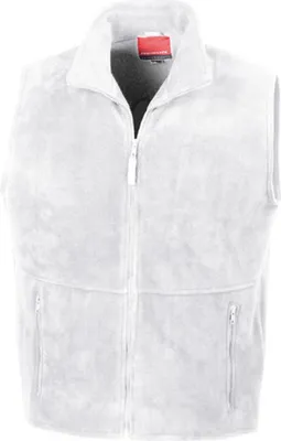 Produktbild von Result R37X | Active Fleece Bodywarmer - Farbe: White - Größe: M