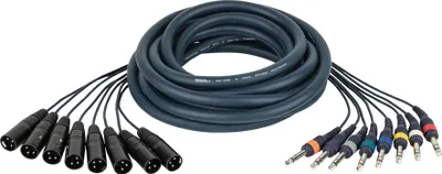 Produktbild von DAP FL68 - 8 XLR/M 3P to 8 Jack stereo 6 m
