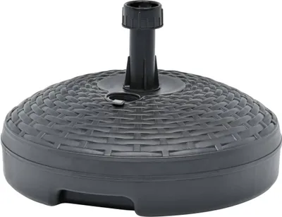 Obrázek produktu pro Stojan na slunečník náplň voda/písek 20 l antracit plast ratan