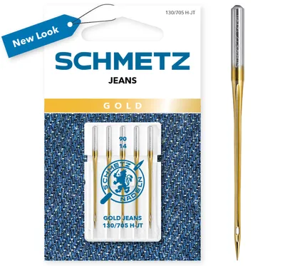 Produktbild von SCHMETZ Gold Jeans-Nadeln | 130/705 H-JT 90/14