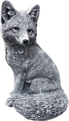 Produktbild von stoneandstyle Steinfigur Fuchs Gartenfigur massiver Steinguss frostfest