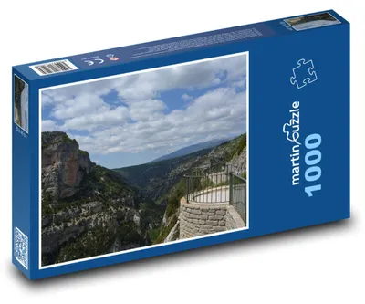 Zdjęcie produktu dla martinpuzzle - Puzzle 1000 elementów - Francja - wąwozy De La Nesque