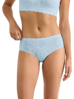 Immagine prodotto di Sloggi, slip boxer da donna, modello Retro, colore blu, linea ZERO Feel Bliss, taglia M