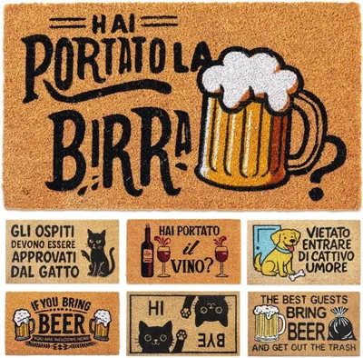 Immagine prodotto di Tappetino in gomma, 40 x 70 cm, adatto per interni ed esterni, antiscivolo