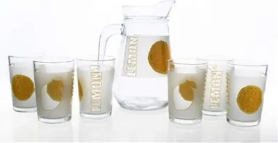 Produktbild von FANTASTISCH WERT Krug Set ZITRONE, 7 St., ST