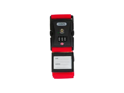 Zdjęcie produktu dla ABUS 620TSA/192, Zamek szyfrowy bagażowy, Dowolna marka, Czerwony, Torba bagażowa, 166 g