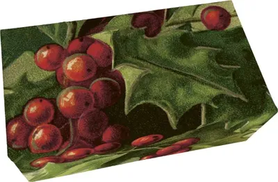 Imagen del producto de Jabón de regalo, colección "Flores Navideñas Rojas", motivos de acebo, 200 g