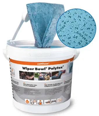 Produktbild von ZVG Wiper Bowl Polytex Reinigungstücher feucht 72 Tücher 25x25