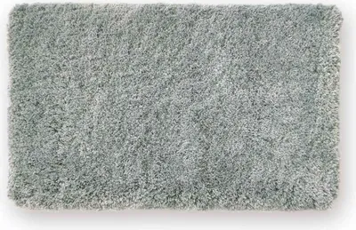 Immagine prodotto di WohnDirect Tappeto da bagno a pelo alto rettangolare MALMÖ Grigio 60 x 100 cm