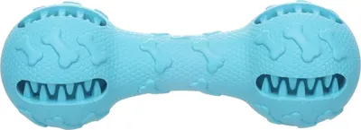 Produktbild von Flamingo Hundespielzeug Tanno Hantel blau