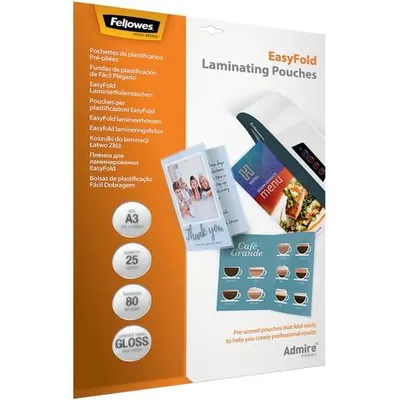 Image de Fellowes 5602001 Fellowes Pochette à plastifier, avec soufflet, DIN A3, 160 mic