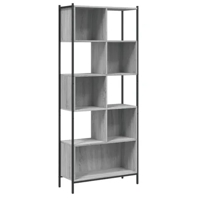 Obrázek produktu pro vidaXL Knihovna Grey Sonoma 72x28x172 cm Materiál na bázi dřeva