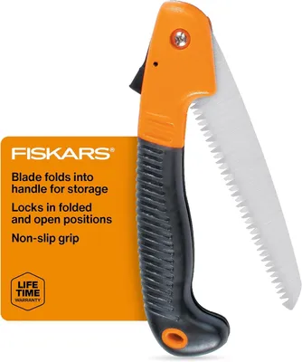 Produktbild von Gerber Fiskars 17,8 cm Klappsäge (9368) schwarz/orange