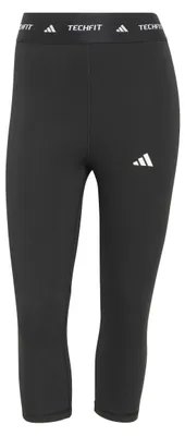 Obrázek produktu pro Dámské sportovní legíny adidas Techfit, model Capri, tmavě modré barvy, velikost XXS