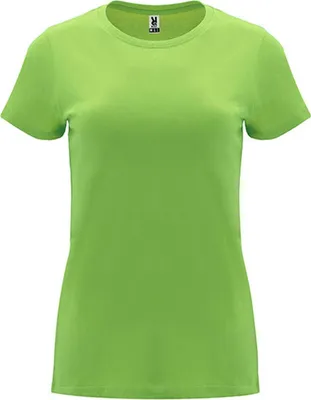 Produktbild von Roly CA6683 | Damen Capri T-Shirt, Tailliert und eng anliegend geschnitten - Farbe: Oasis Green 114 - Größe: 3XL
