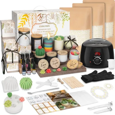 Image de Kit de fabrication de bougies pour débutants et adultes