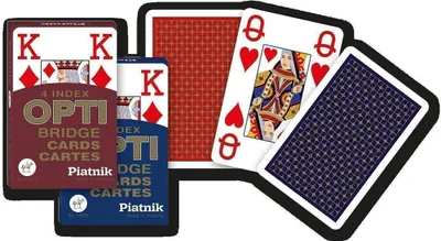 Produktbild von Karty Opti brydż 1 talia 4 indeksy
