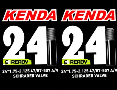 Produktbild von 2x Kenda Schlauch Fahrradschlauch 24" AV x 1.75 - 2.125 Auto Schrader  E-Ready