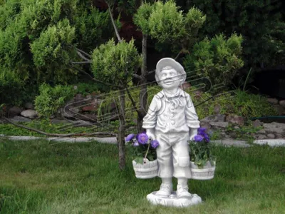 Produktbild von Figur Blumenkübel Pflanz Kübel Dekoration Figur Blumentöpfe Garten Vasen S101086