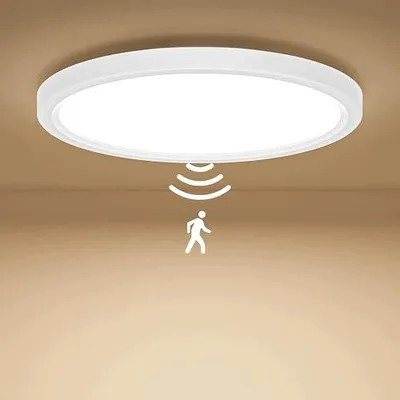 Zdjęcie produktu dla Lampa sufitowa LED 18W czujnik ruchu radar 4000K do pomieszczeń