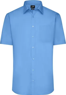 Produktbild von Klassisches Shirt aus pflegeleichtem Mischgewebe aqua, Gr. S