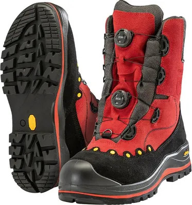 Produktbild von Pfanner Schnittschutzstiefel S3 BOA 102337-16 rot/schwarz