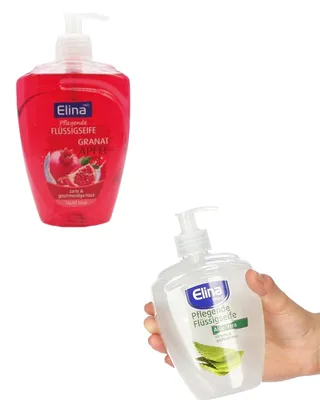 Produktbild von Pflegende Flüssigseife Set, Aloe Vera und Granatapfel Duft, 2 x 300ml