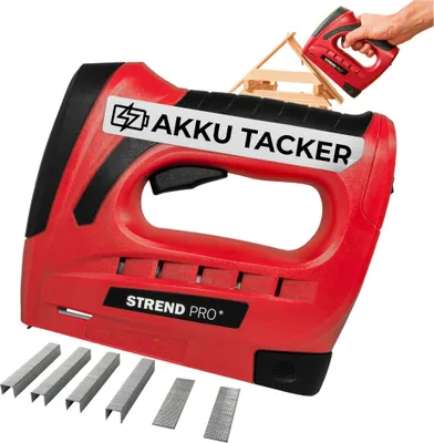 Produktbild von Elektrotacker Strend Pro J-126, 3,6 V, Li-ion, Klammern 6-10 mm, Nägel 10 mm