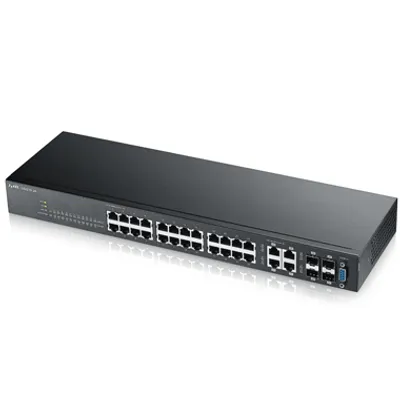 Produktbild von Zyxel GS2210-24, Managed, L2, Fast Ethernet (10/100), Rack-Einbau