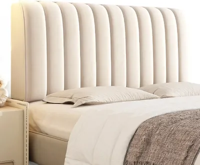 Produktbild von Milch Samt Nachttischbezug, Brotstange universal Nachttisch Schutzhülle, geeignet für universelle gesteppte Staubschutzhülle innerhalb 180CM.Beige