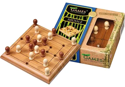 Immagine prodotto di Philos 6491 - Mühle, bambù, giochi ecologici, gioco da viaggio, gioco di strategia