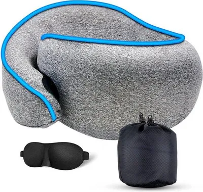 Produktbild von Famanu Nackenkissen Ergonomisches Design - Reise- und Auto-Nackenkissen