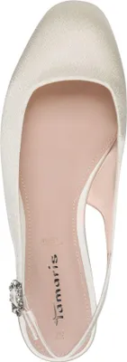 Produktbild von Tamaris Damen Pumps Karree vegan 1-29425-46, Größe:39 EU, Farbe:Weiß