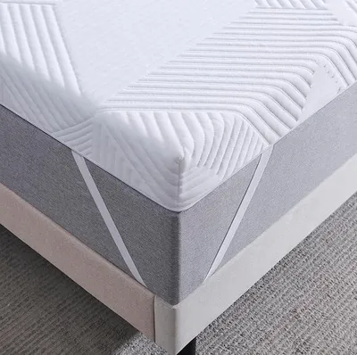 Imagen del producto de Colchón de látex de 180x200, núcleo de espuma viscoelástica, almohadilla de gel de 180x200x5