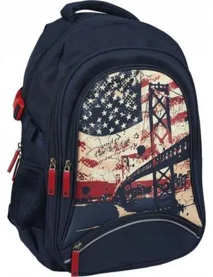 Image de Astra Sac à dos scolaire bleu à 4 poches