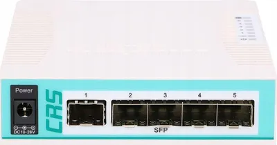 Zdjęcie produktu dla Mikrotik CRS106-1C-5S, Gigabit Ethernet (10/100/1000), Obsługa PoE
