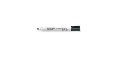 Produktbild von Staedtler 351, 1 Stück(e), Schwarz, Rundspitze, Schwarz, Weiß, Weiß, Polypropylen (PP)