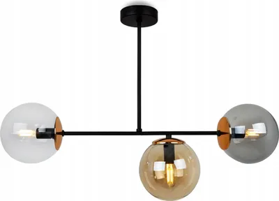 Produktbild von Deckenlampe Hängelampe Kronleuchter Loft elegant mit Glaskugeln