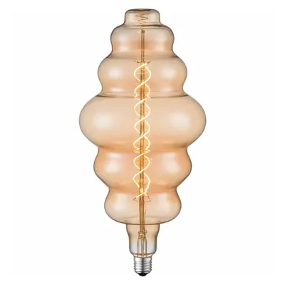 Produktbild von LeuchtenDirekt LED Spiral Filament Vintage 4W = 30W E27 Gold 280lm warmweiß 2700K DIMMBAR