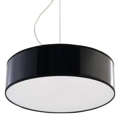 Produktbild von Hängeleuchte ARENA 35 schwarz 2xE27 15W PVC 111x35x35cm Sollux Lighting