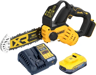 Produktbild von DeWalt DCMPS 520 H1 Akku Astsäge 18 V 20 cm Brushless + 1x Powerstack Akku 5,0 Ah + Ladegerät