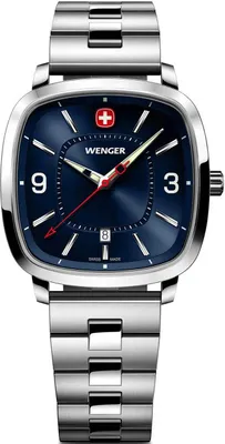 Produktbild von Wenger 01.1921.110 Herrenuhr Vintage Sport 37mm 5ATM