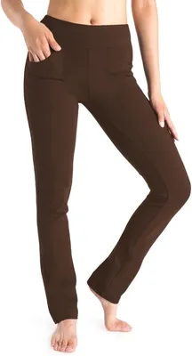 Produktbild von Hochwertige Damen Sporthosen, Jogginghosen, Trainingshosen, Loungewear-Hosen, Sweatpants - Braun - S (38)