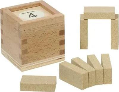 Produktbild von Goki Lernspielzeug Froebel Set Nr. 4 mehrfarbig Karton
