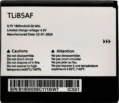Produktbild von NEUER ROUTER-AKKU TLiB5AF PASSEND FÜR ALCATEL MW40 ORANGE AIRBOX Link Zone