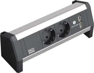 Image de BACHMANN DESK 2x contact de protection 1x USB Charger
