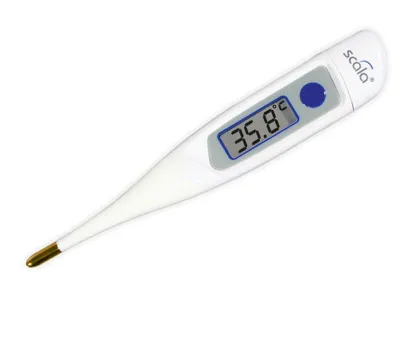 Produktbild von Scala SC 42 TM, Kontakt-Thermometer, Weiß, Unterarm, Tasten, °C, Körpertemperatur